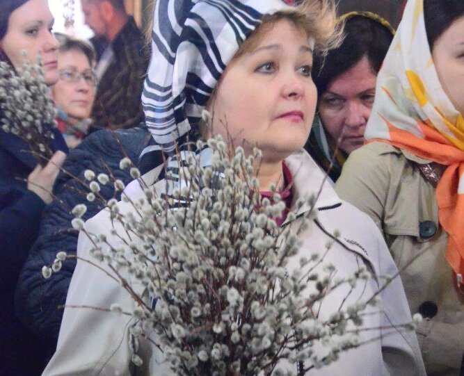 По благословению Святейшего Патриарха Московского и всея Руси Кирилла миряне могут освятить ваии (вербы) дома