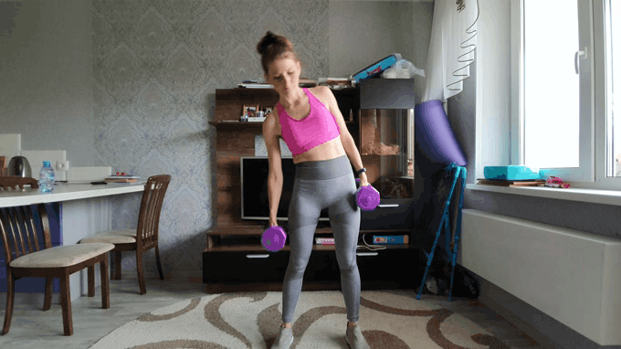 15 наклонов в каждую сторону.