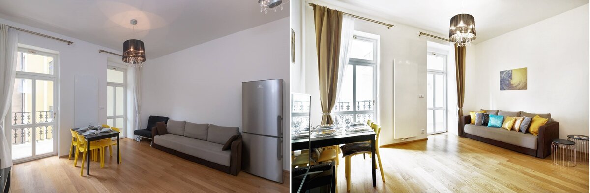 Реальный пример работы специалиста home staging в Праге