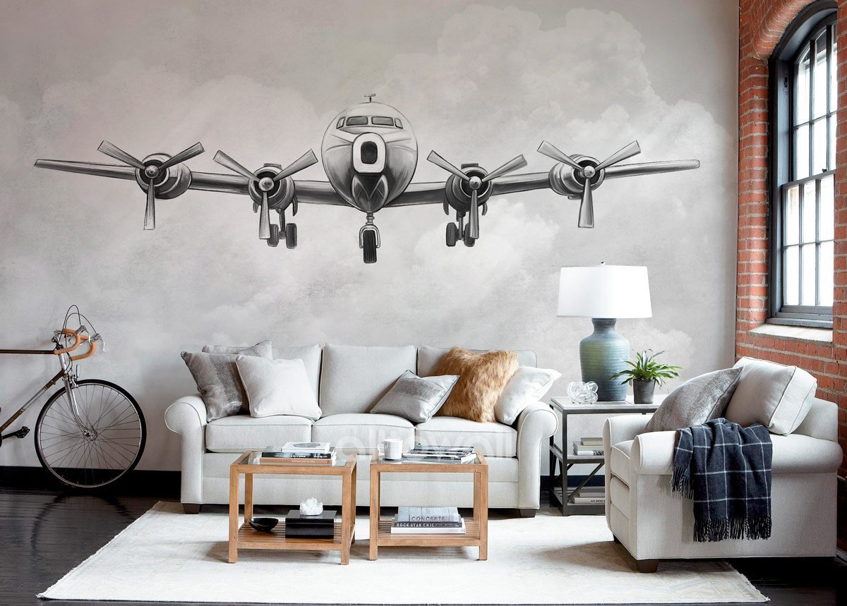 Моющиеся обои Alltowall — бесплатно изменим масштаб и расположение рисунка