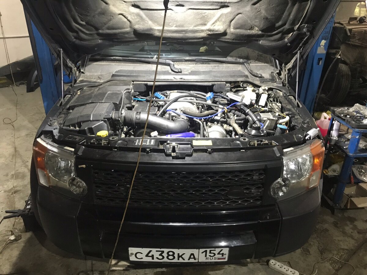 3UZ с 6-ти ступенчатой АКПП на Land Rover 3