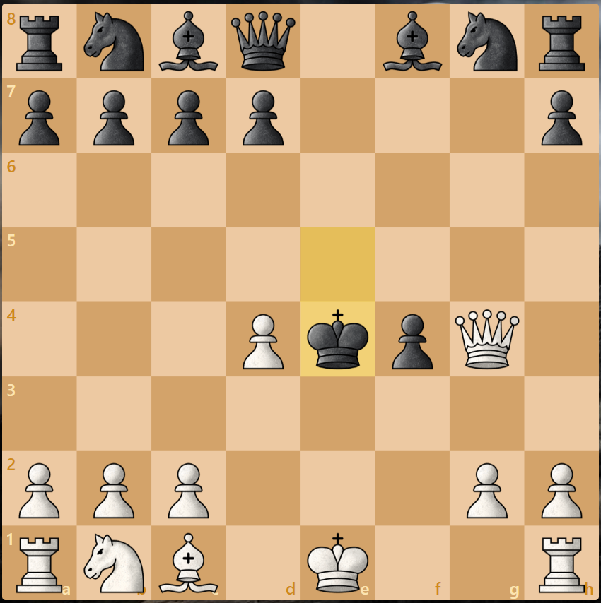 м8, ход белых