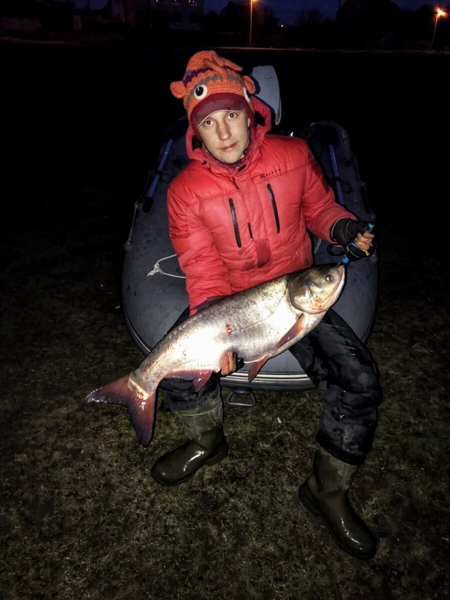 Фото с трофеем!