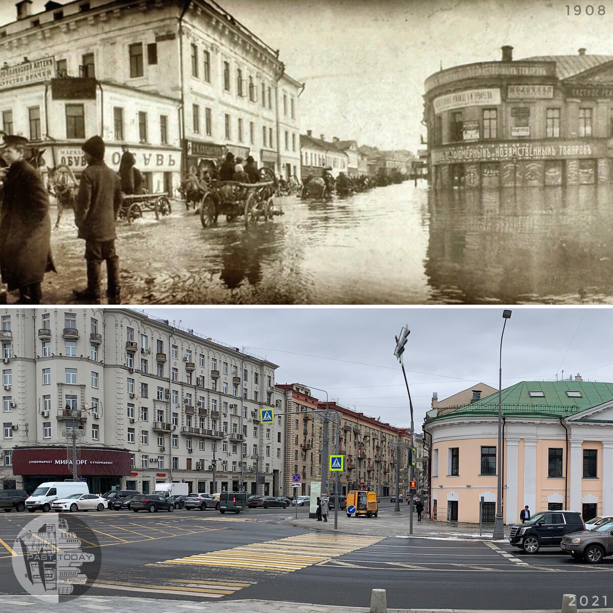 Как выглядела москва 100 лет