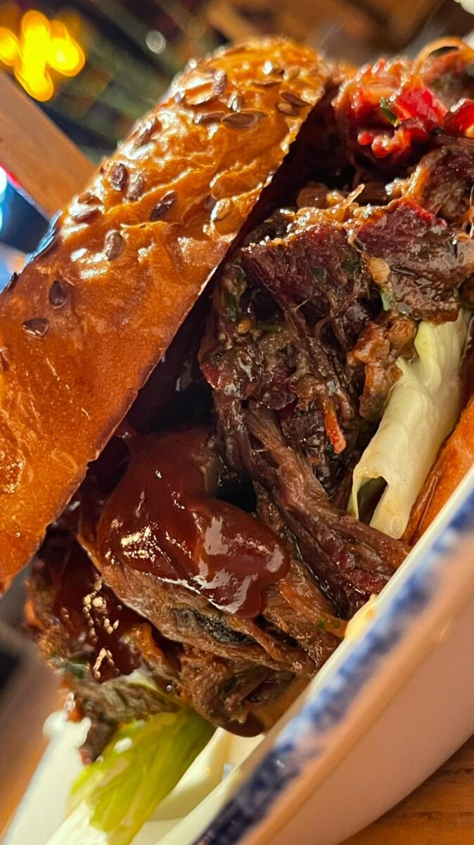 О какой бургер с ребром.