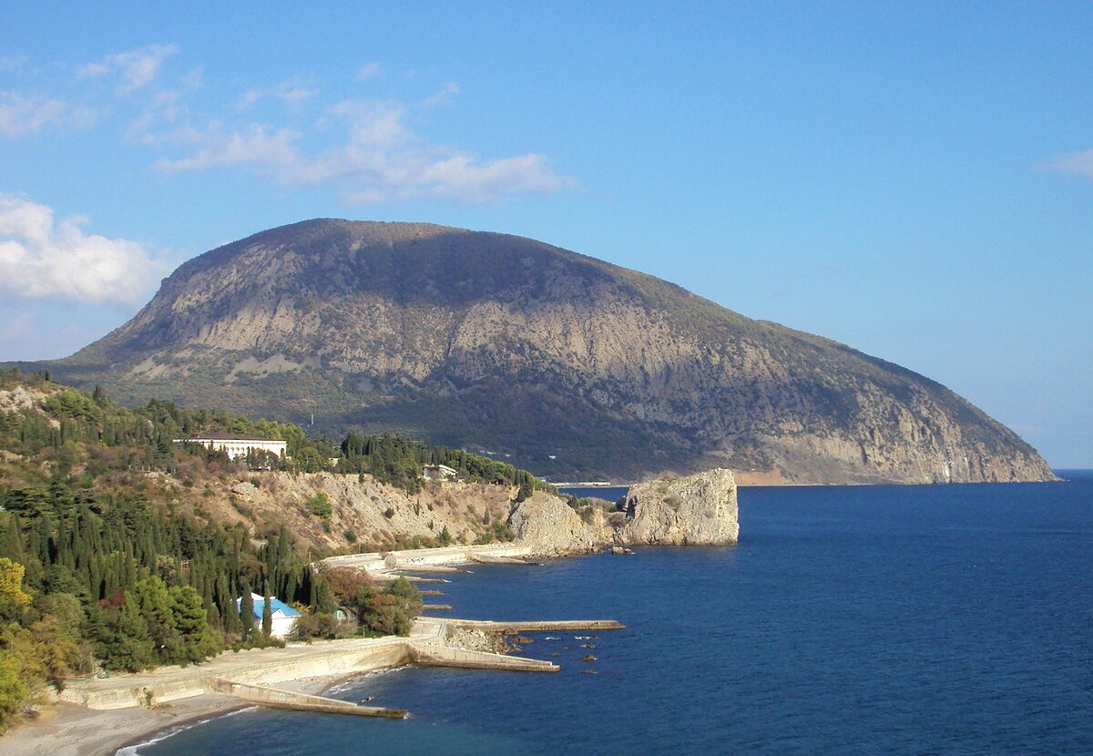 Гора медведь в Крыму каким был раньше