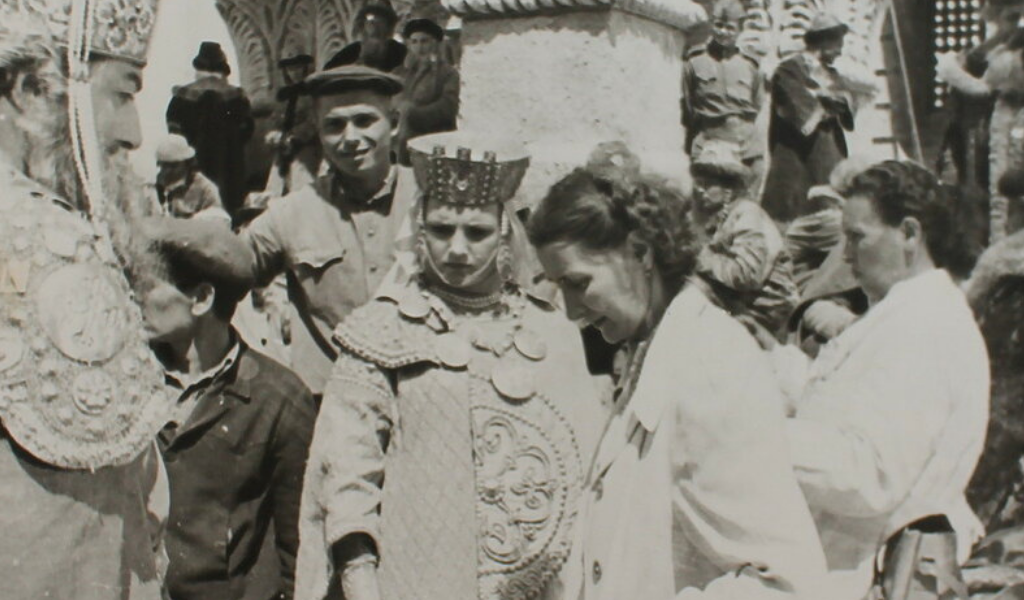 На съёмках фильма "Илья Муромец"