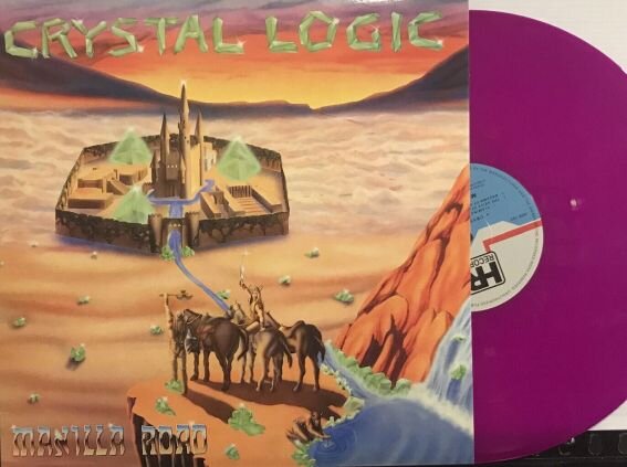 Manilla Road «Crystal Logic», 1983 г.,, немецкий виниловый выпуск 2019 года