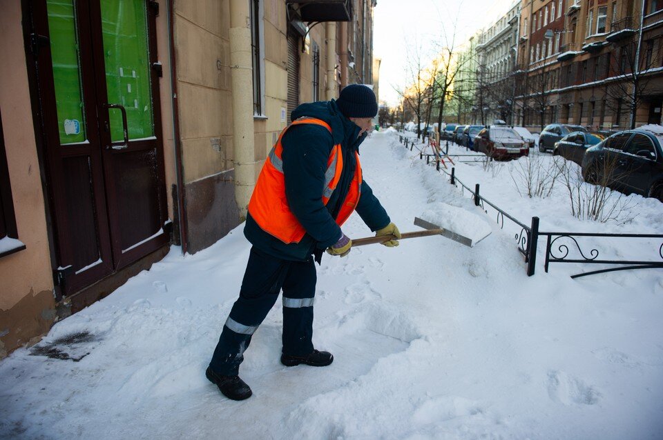     Более 2,8 тысяч заявок на трудоустройство дворниками в Петербурге поступило с начала ноября  ПЫХАЛОВА Юлия (архив)