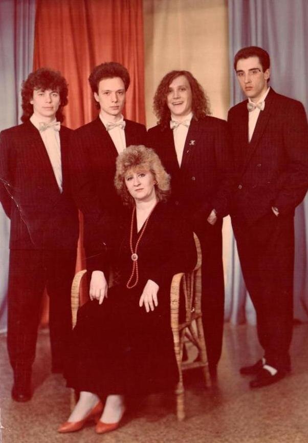 На фото слева направо: Сергей Борисов,Владимир Макаров, Константин Цыбизов, Сергей Федулов, Галина Маслова.