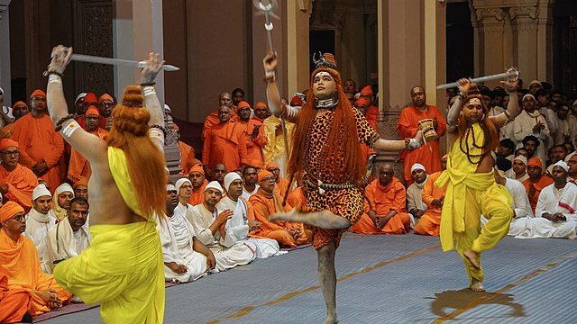 Представление в ашраме Рамакришны во время праздника Маха Шиваратри. Фото: creativecommons.org