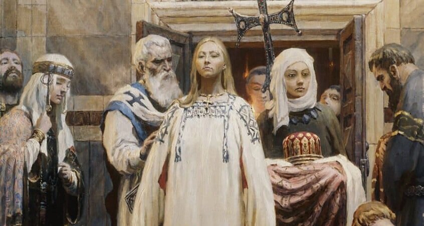 Княгиня Ольга традиционно считается первой христианской правительницей Руси