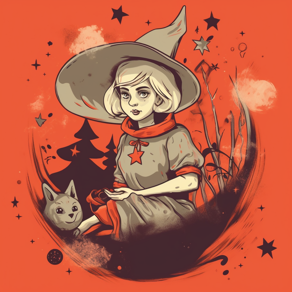 Изображение, сгенерированное программой Midjourney, пользователь svetada в стиле советской иллюстрации