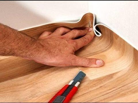 Фото с сайта Яндекс.Картинки. Обратите внимание на нахлёст линолеума на стену