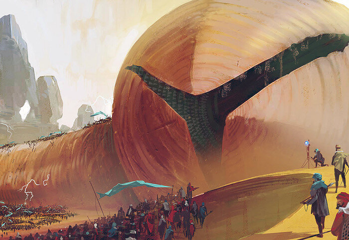 Shai-Hulud Арт, Дюна. Источник: pikabu.ru