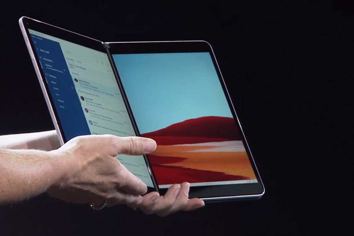 Планшет Surface Neo на новой Windows 10X