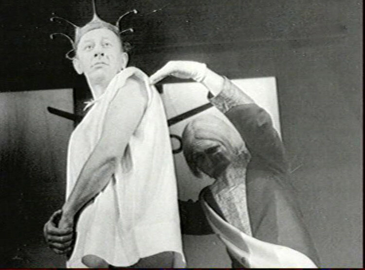 Евгений Евстигнеев в спектакле "Голый король"