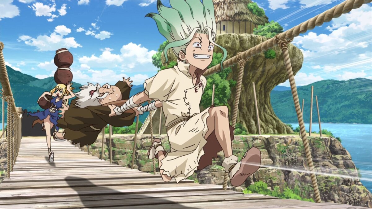 Dr. Stone 15 | аниме с оленем | Дзен