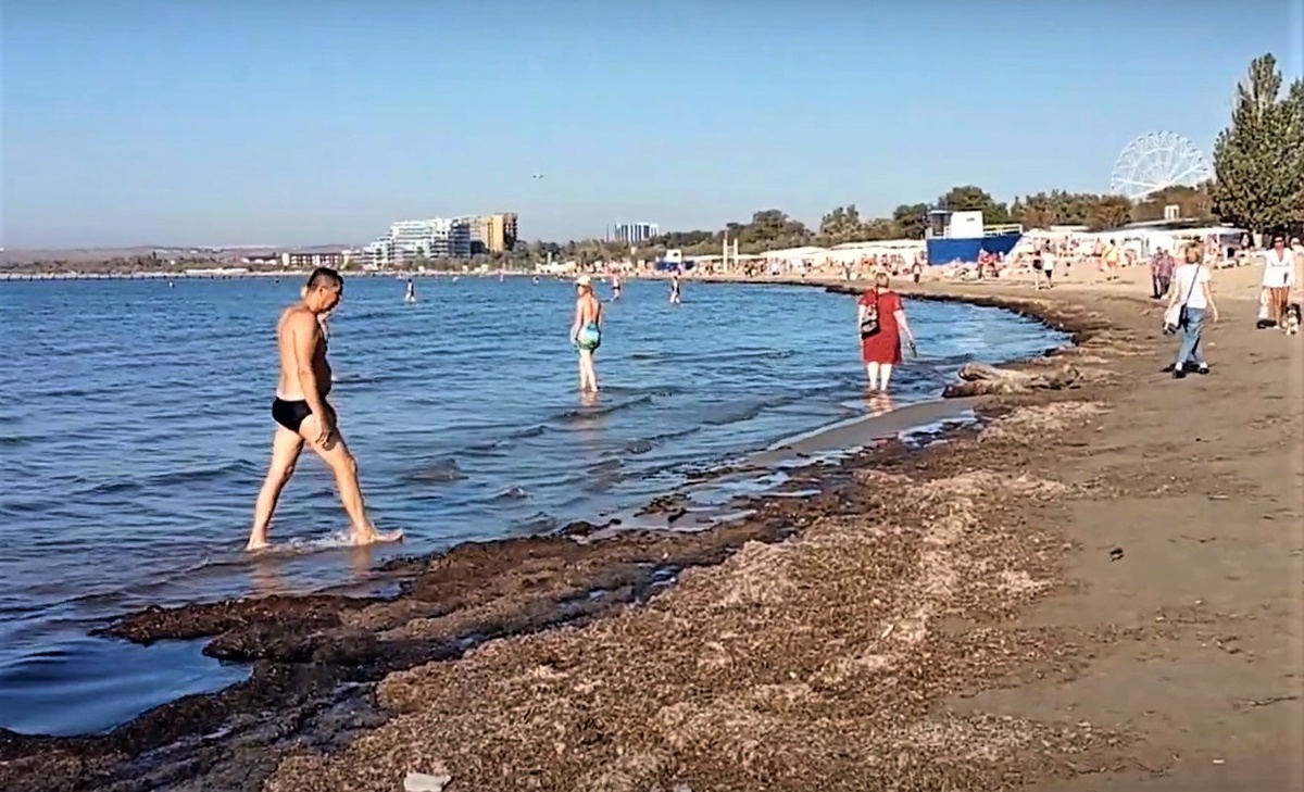 Центральный пляж Анапы