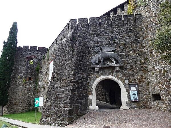 ворота, замок, гориция, путешествие, вход