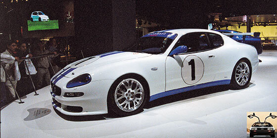 На фото автора канала: Maserati Trofeo (Парижский автосалон-2002)