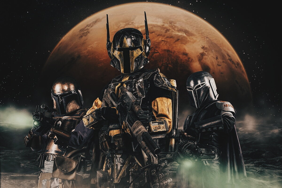 арт к сериалу "Мандалорец"