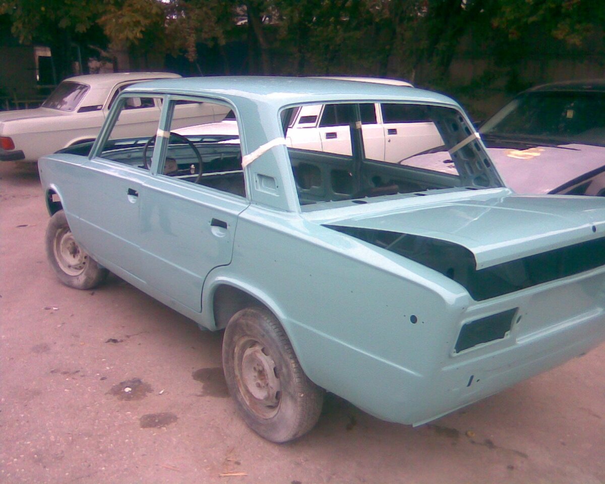 Первый этап подготовка и покраска автомобиля