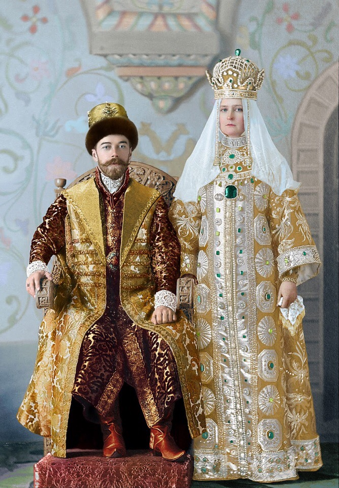 Николай II и императрица Александра Федоровна