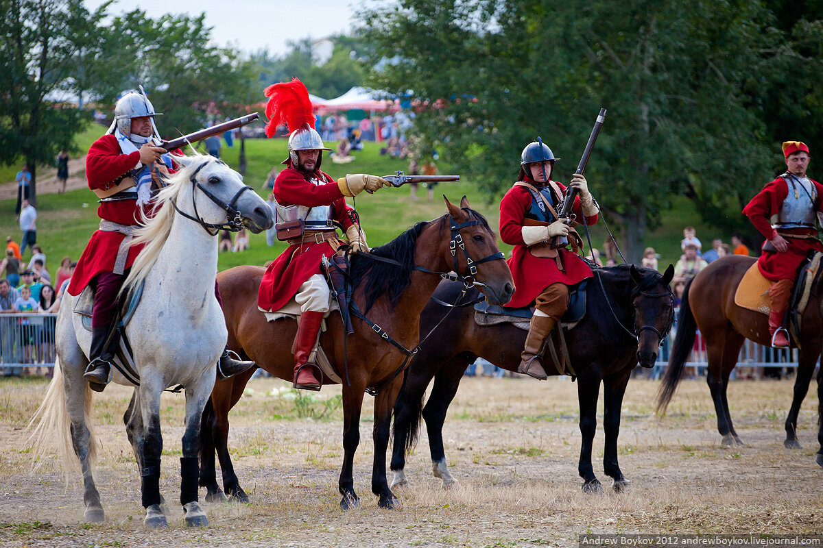 Современная реконструкция русских рейтар.