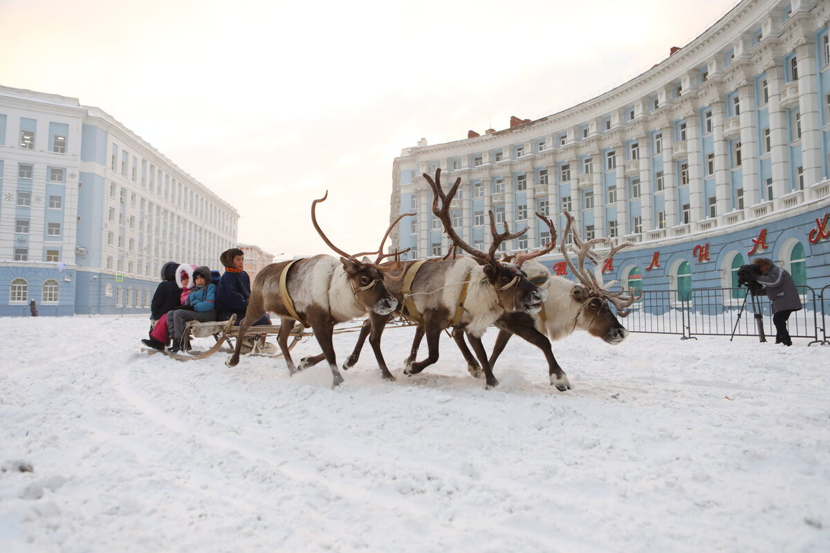 Норильск зимой фото