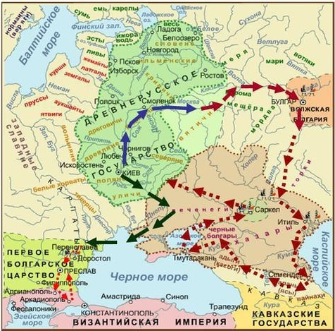 Походы Святослава в 954-972 годах