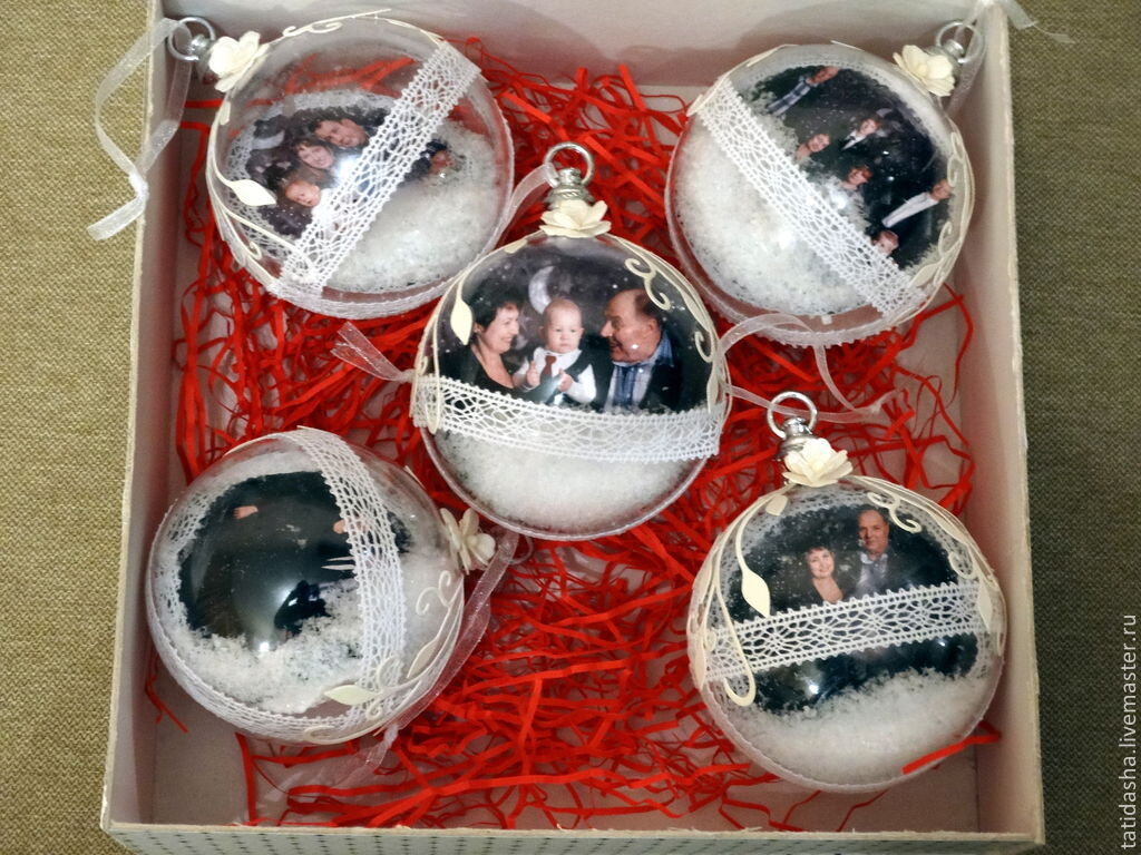 Новогодний шар с фото