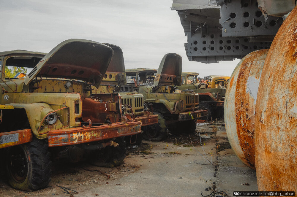 Что осталось от Чернобыльских Ми-6 и Ми-24 «Крокодил» на радиоактивной свалке?