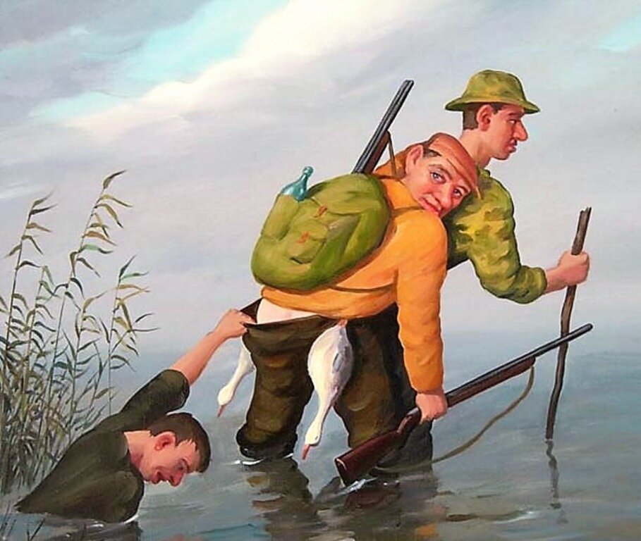 Картинки веселые охота