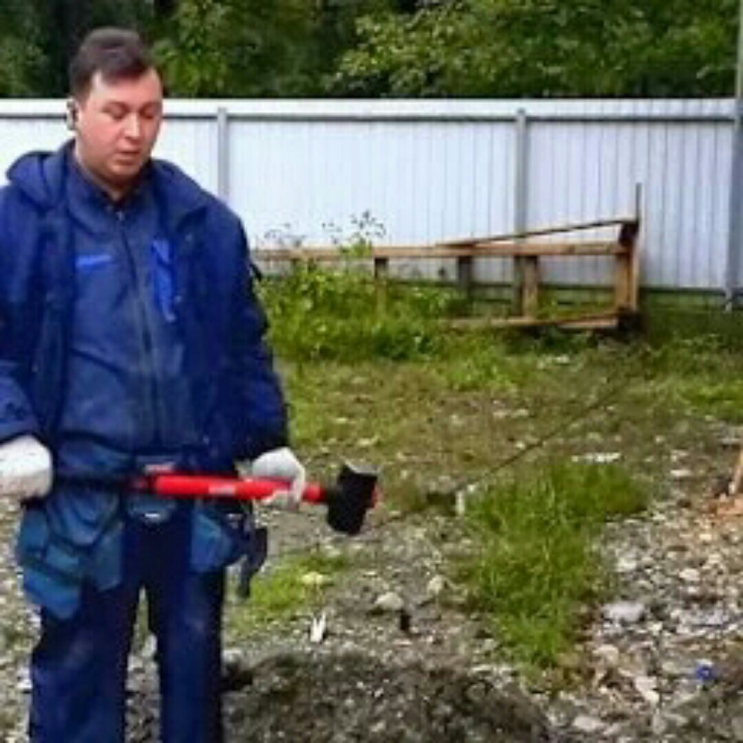 Делаю заземление.