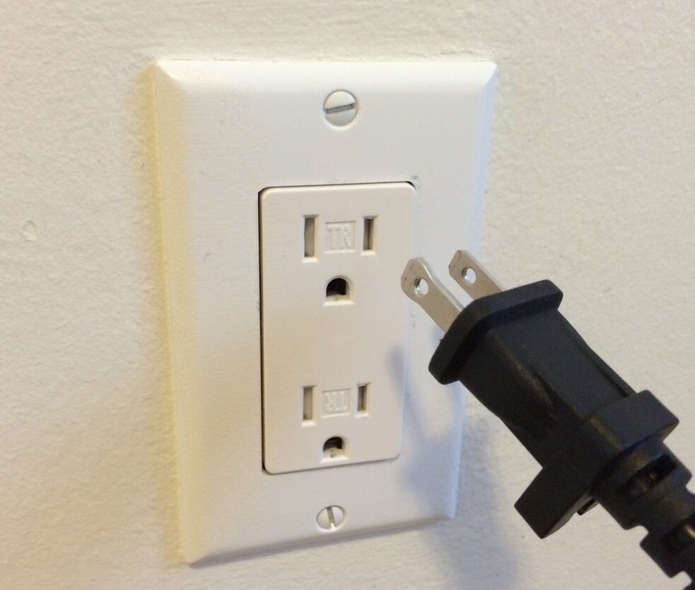 Розетка питания в Америке на 110 В