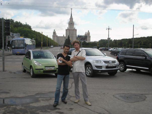 Мовсур приехал ко мне в гости в Москву. Фото Артюхов Д.