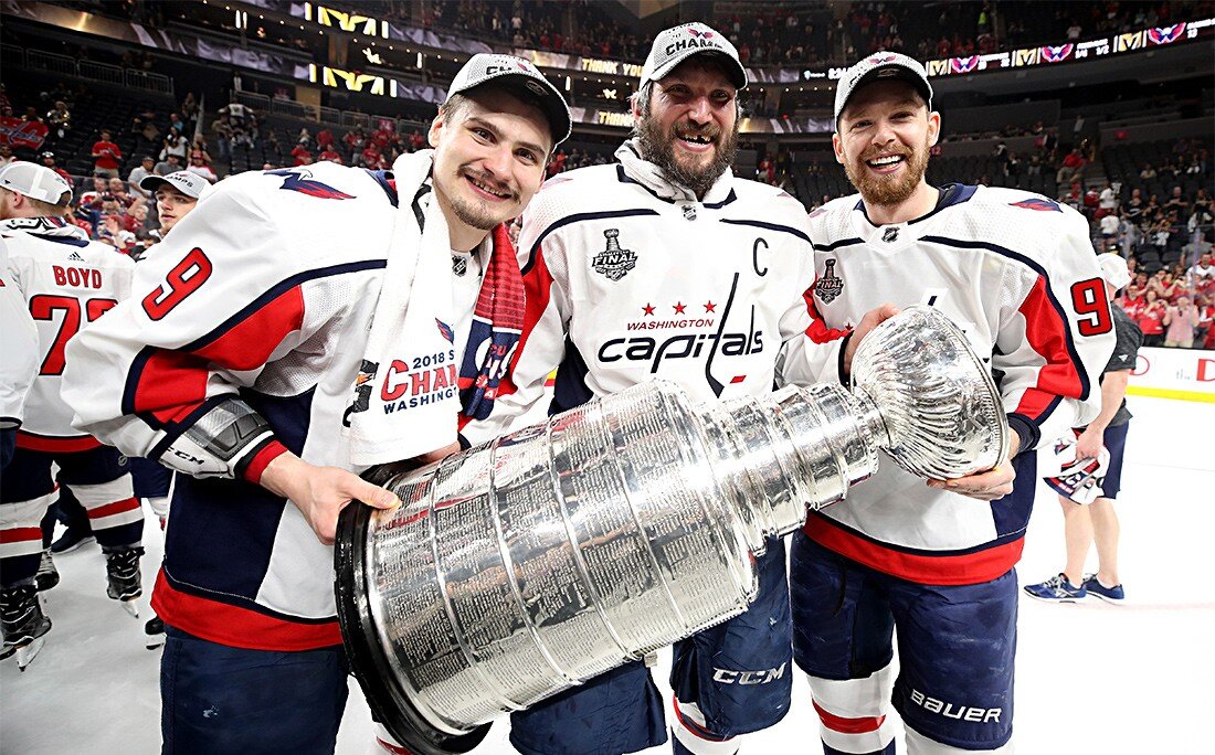 Самая известная российская хоккейная тройка - Овечкин, Кузнецов и Орлов  