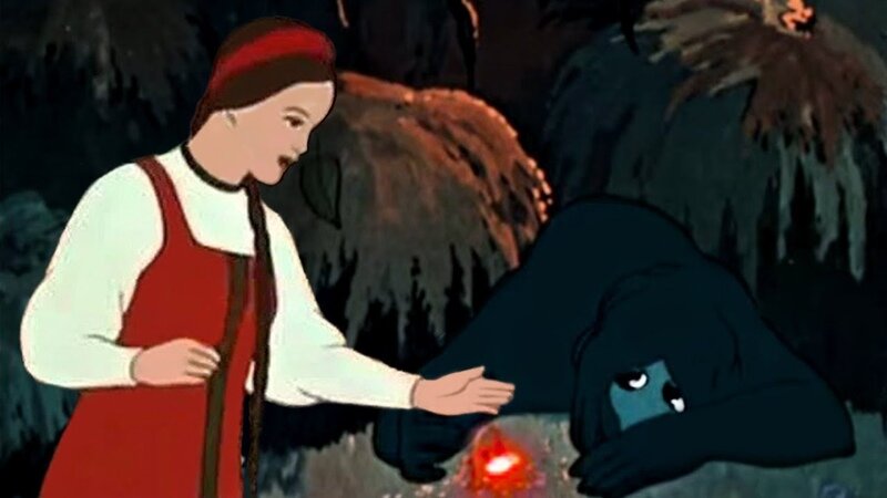 Чудище из сказки аленький цветочек картинки