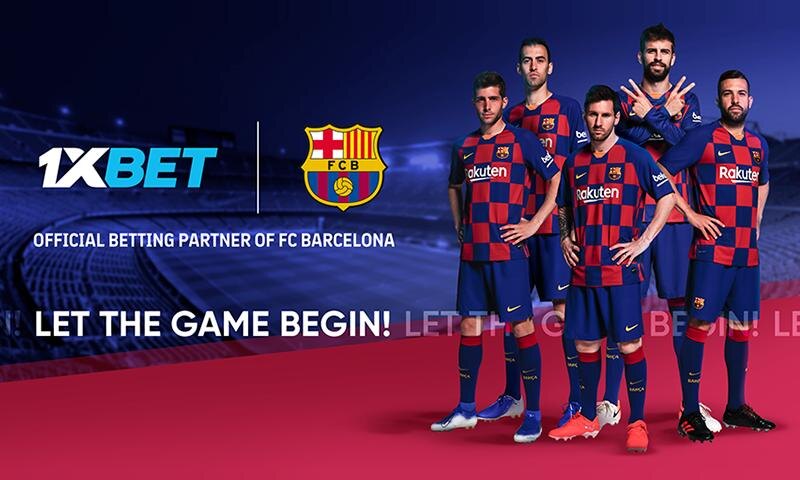 1XBET - официальный партнер каталонской "Барселоны"
