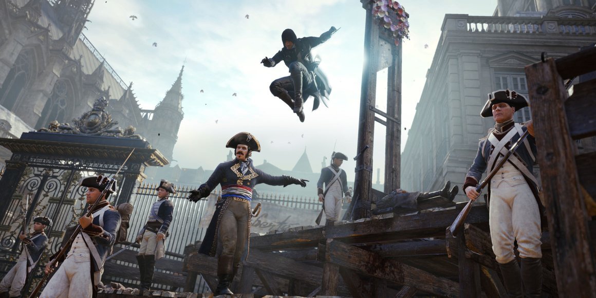 Страница игры Assassin's Creed: Unity в онлайн-магазине Steam