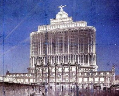 Здание Аэрофлота. Прект архит. Чечулина. 1930-е.