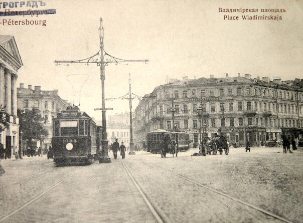 Вид на Ремесленную управу в Петербурге.