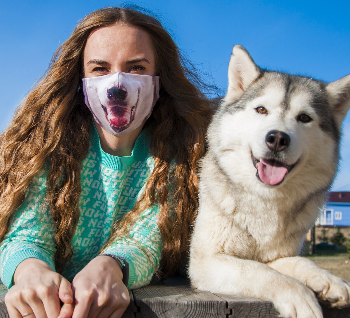 Я и моя хаски Наташка