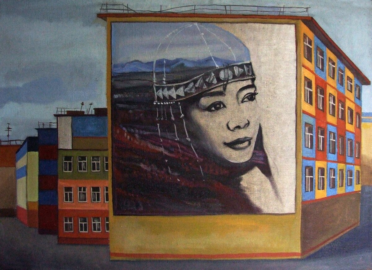 Анадырь, картина Александры Кузнецовой