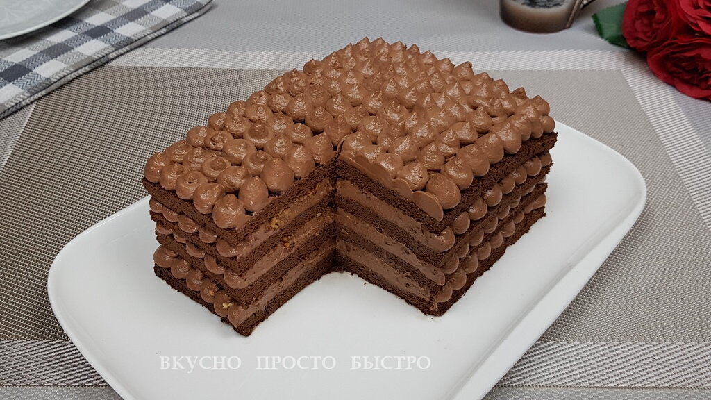 Шоколадный торт без муки и сахара - рецепт на канале Вкусно Просто Быстро