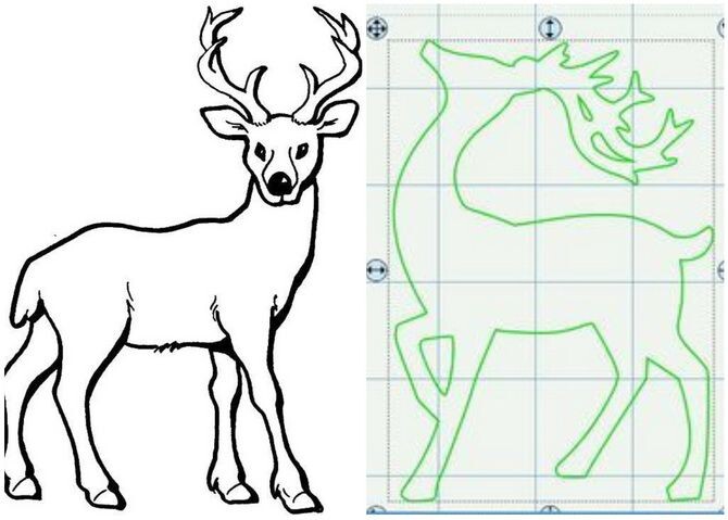 Праздничные олени из картона + шаблоны 🦌 | Поделки идеи своими руками | ВКонтакте