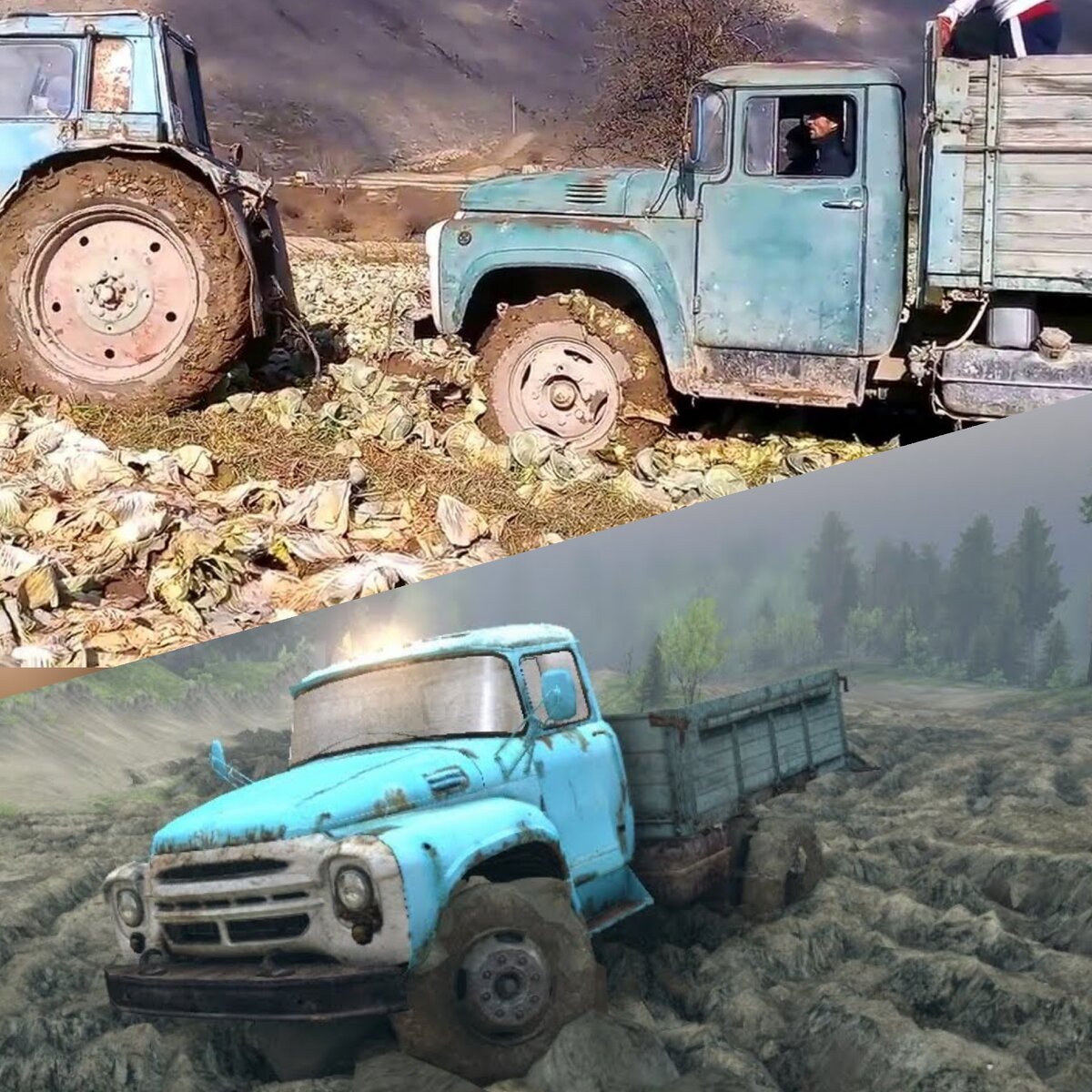 Коллаж для примера, фото из свободных источников.