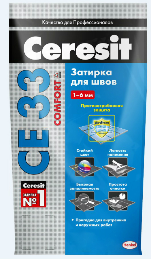 Затирка Ceresit CE 33 COMFORT №43, багамы бежевая, 2 кг