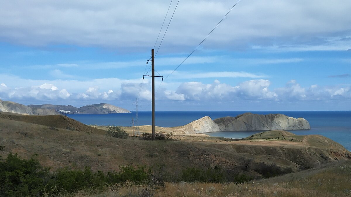 Мыс Хамелеон в Коктебеле.